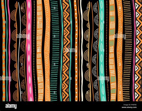 African background, flyer with tribal traditional grunge pattern ...