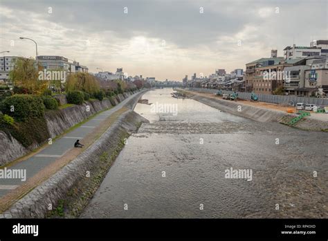 The Kamo river in Kyoto, Japan Stock Photo - Alamy