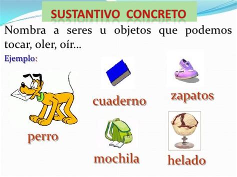 Sustantivos CONCRETOS y ABSTRACTOS - ¡resumen + esquemas!