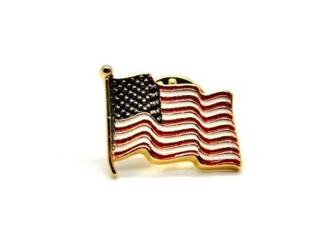 American Flag Lapel Pins Made in the U.S.A. with Several Styles