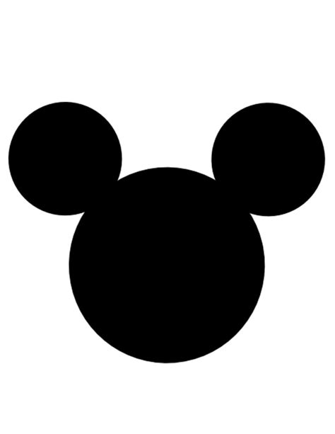 Mickey Mouse Head Silhouette Clip Art at GetDrawings | Free download