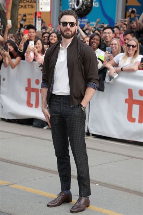 Chris at the Knives Out Premiere, 2019 Toronto International Film ...