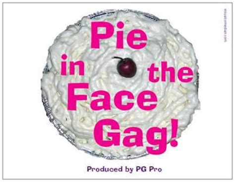 Classic PIE in the FACE GAG Throwing Clown Comedy Prop Magic Trick ...