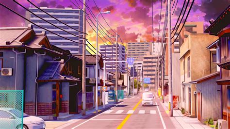 Anime City Skyline Wallpapers - Top Free Anime City Skyline Backgrounds ...