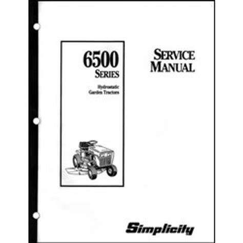 Simplicity Repair Manuals