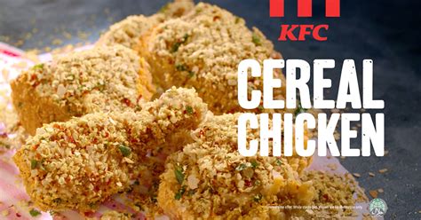 KFC S'pore new Cereal Chicken has toppings made from your favourite Nestlé Nestum cereals ...