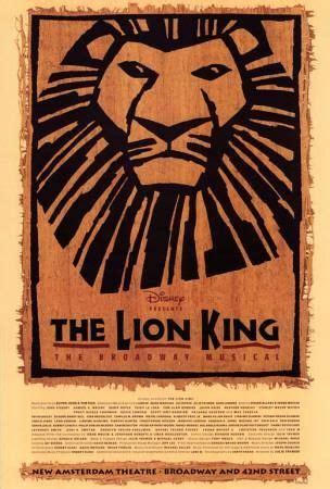 'The Lion King (Broadway)' Posters | AllPosters.com | Lion king broadway, Broadway posters ...