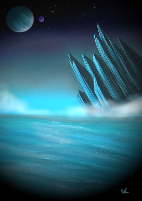 Jagged Peaks by BreezyBreeArt on DeviantArt