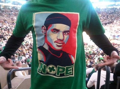 Enthusiastic Noise: LeBron - A Message from Boston "NOPE"