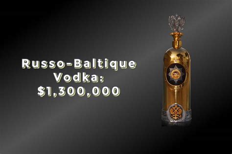 The 10 Most Expensive Vodka Bottles Ever Sold