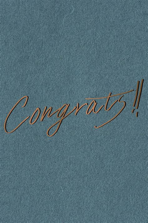 Elegant congrats! cursive calligraphy psd | Premium Photo - rawpixel