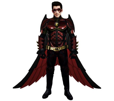 Logan Lerman as Red Robin V.2 - Transparent! by Camo-Flauge on DeviantArt