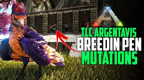 NEW TLC ARGENTAVIS BREEDING PEN + COLOR MUTATIONS! Ark Survival Crystal Extinction E7 - YouTube