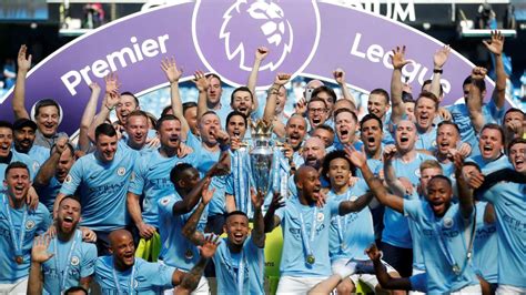 Watch: Pep Guardiola's swashbuckling Manchester City lift Premier ...