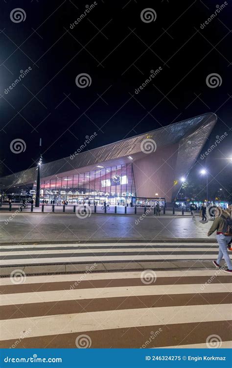 Rotterdam Centraal Station, the Netherlands Editorial Image - Image of ...