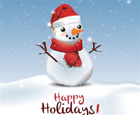 Happy Holidays Greeting Card Vector Art & Graphics | freevector.com