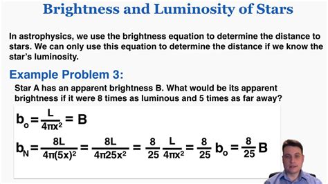 Brightness and Luminosity of Stars - IB Physics - YouTube