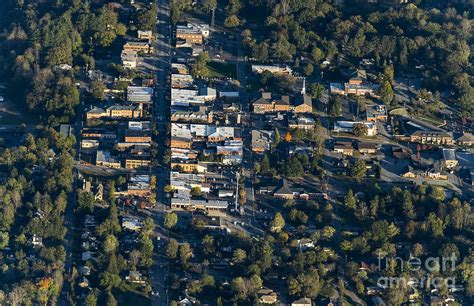 Brevard North Carolina Aerial Photo Photograph by David Oppenheimer