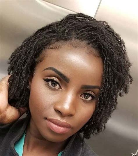 Cute sisterlocks on pretty black woman. sisterlocs natural hair type 4c. Nike, good hair. | Hair ...