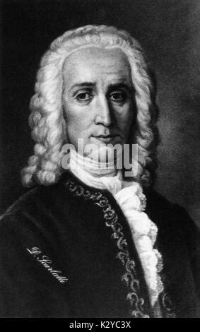 Domenico Scarlatti, portrait. Italian harpsichordist and composer 26 ...