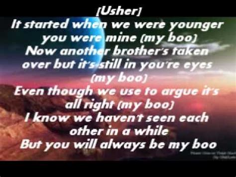 Usher & Alicia Keys - My Boo lyrics - YouTube