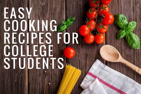 Easy Cooking Recipes for College Students | MHM Properties | UIUC ...