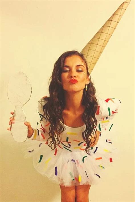 Disfraces hechos en casa para mujer | Ice cream costume, Candy costumes ...