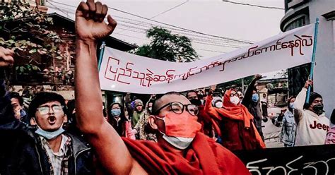 Violence, protests mark anniversary of Myanmar military coup