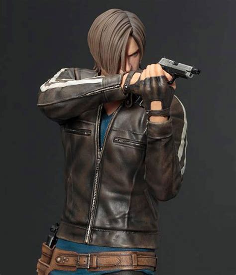 Leon Kennedy Resident Evil Vendetta Leather Jacket ...