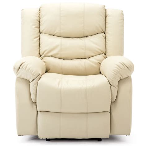 SEATTLE ELECTRIC LEATHER AUTO RECLINER ARMCHAIR SOFA HOME LOUNGE CHAIR | eBay