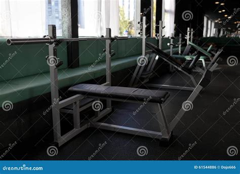 Old school gym interior stock photo. Image of weight - 61544886