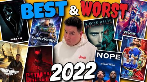 Best & Worst Movies Of 2022 (Horror & Comic Book Movies List) - YouTube