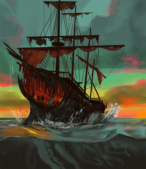 ArtStation - Ghost ship