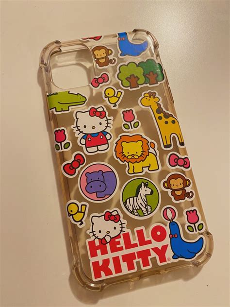 Hello kitty phone case, Iphone case stickers, Diy phone case