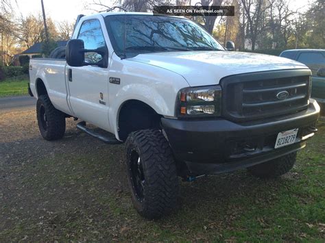 Custom Lifted 2001 Ford F350 Powerstroke Diesel 7. 3l 4x4 6 Speed Manual