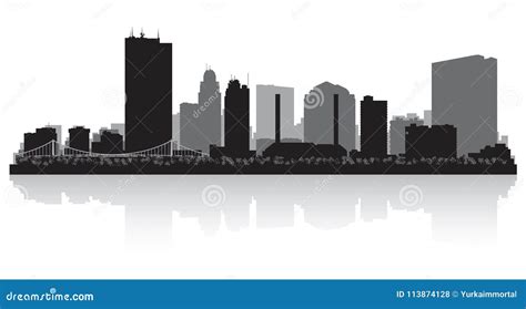 Toledo Ohio City Skyline Vector Silhouette | CartoonDealer.com #113874151