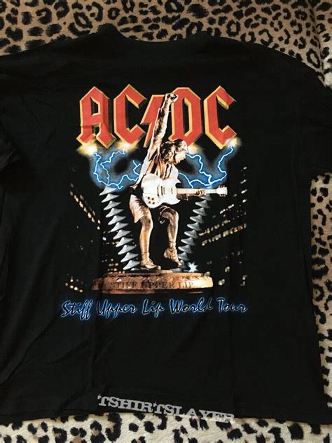 AC/DC Stiff Upper Lip World Tour shirt 2001 | TShirtSlayer TShirt and ...