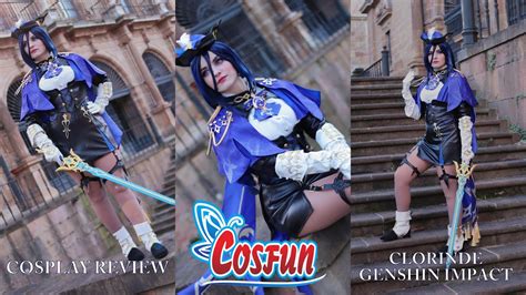 Cosplay review: Clorinde (Genshin Impact) AA Quality from Cosfun - YouTube