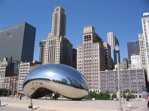 Chicago, Millennium Park, Cloud Gate Anish Kapoor, Millennium Park ...