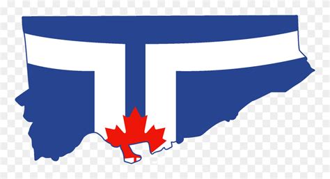 Download Toronto Flag Map Clipart (#5764231) - PinClipart