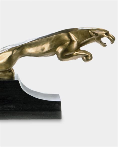 Jaguar Art Deco Bronze Sculpture - bronze-sculpture-art.com