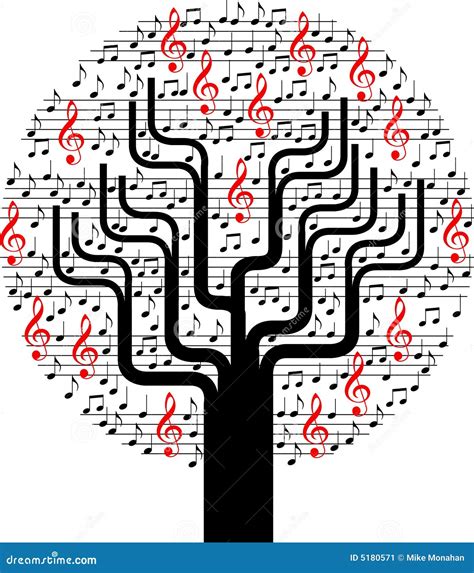 Music Tree Stock Image - Image: 5180571