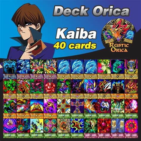 Seto Kaiba Deck 40 cards Orica Anime or TCG-EN Yugioh Duel Monsters | Yugioh trading cards ...