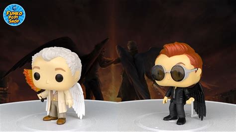 Funko POP! 2-pack Good Omens: Aziraphel and Crowley with Wings - YouTube