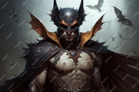 Premium AI Image | Batman the dark knight art print