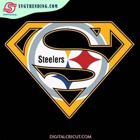 the pittsburgh steeles logo is shown on a black background with yellow and red letters