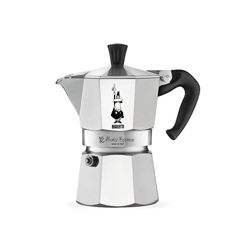 Bialetti + Bialetti Express Moka Pot, 6 -Cup, Aluminum Silver