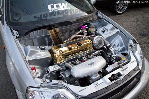 Honda K Motor Turbo Civic | Engine porn | Pinterest