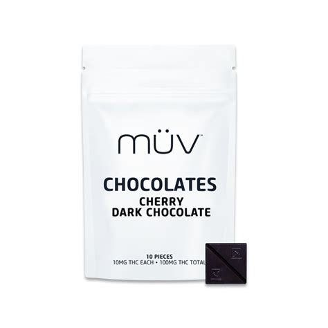 MÜV Florida: Cherry Dark Chocolate 100mg | Leafly