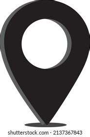 Location Symbol Vector Illustration Isolated On Stock Vector (Royalty Free) 2137367843 ...